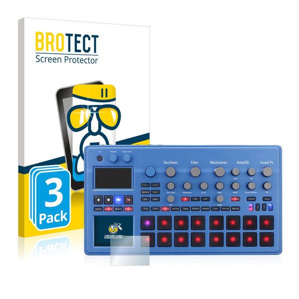 3x BROTECT AirGlass Glass Screen Protector for Korg electribe