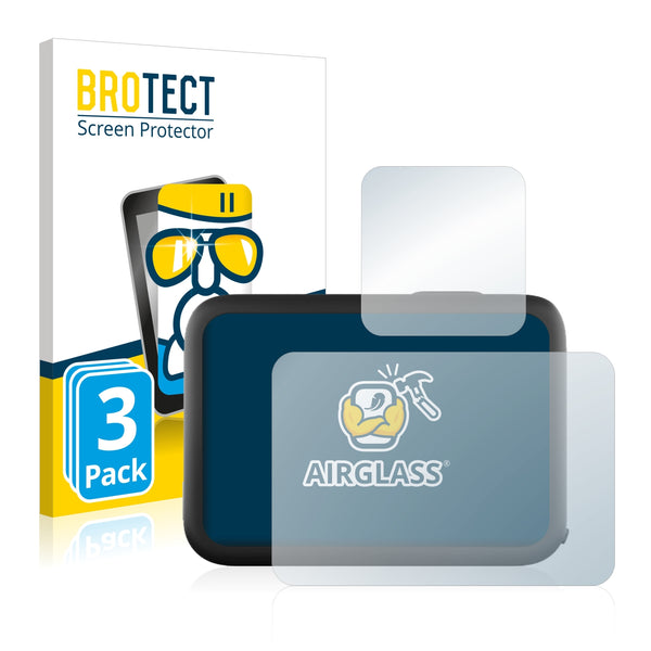 3x BROTECT AirGlass Glass Screen Protector for GoPro Hero 11