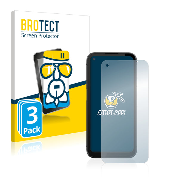 3x BROTECT AirGlass Glass Screen Protector for Gigaset GX6