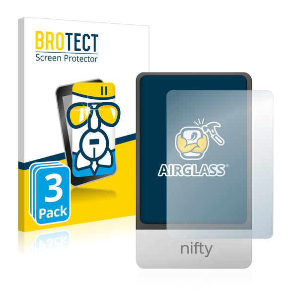 3X Nano Glass Screen Protectors for SecuX Nifty