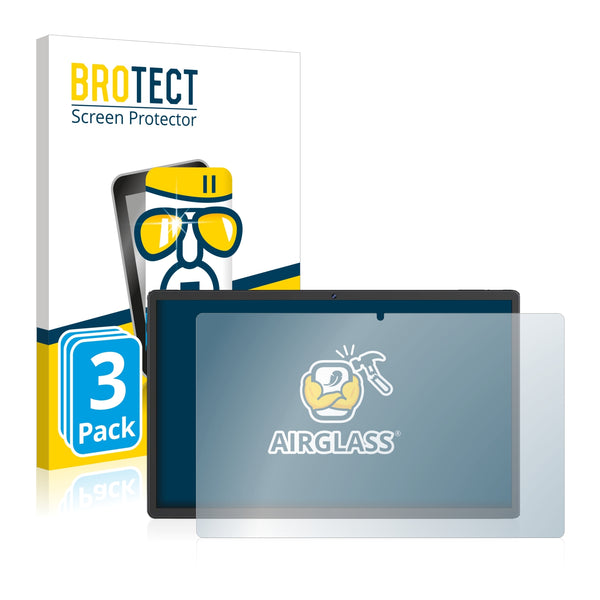 3X Nano Glass Screen Protectors for Sebbe Facetel Tablet Q10