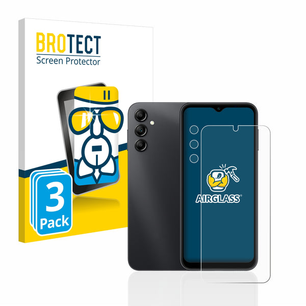 3X Nano Glass Screen Protectors for Samsung Galaxy A14 4G (Front & Camera)