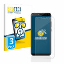 3X Nano Glass Screen Protectors for Panasonic Eluga Ray 550