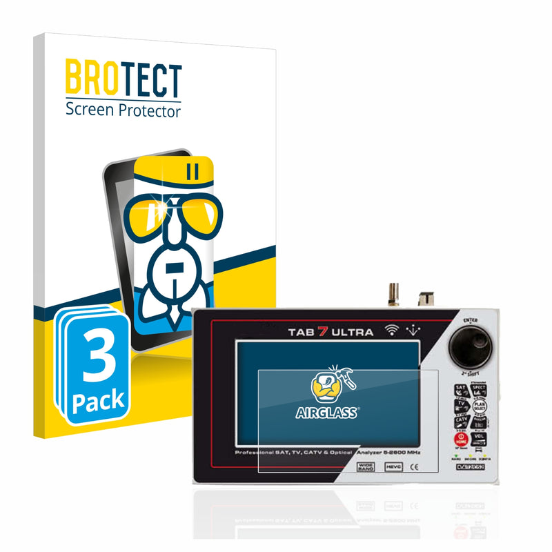 3X Nano Glass Screen Protectors for Rover TAB 7 ULTRA