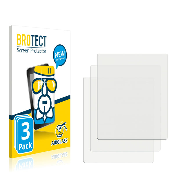 3x BROTECT AirGlass Glass Screen Protector for Ruggear RG129