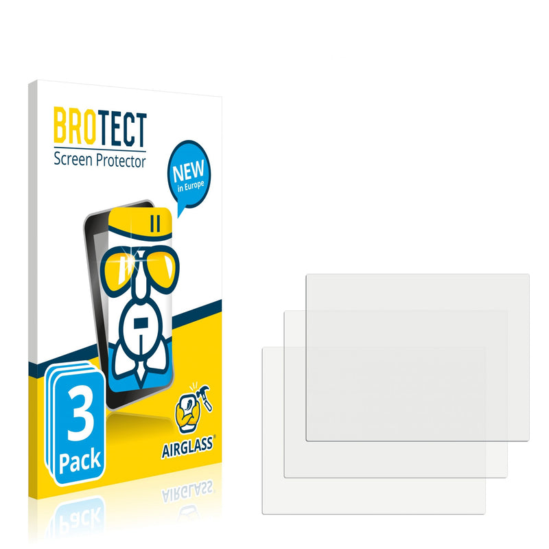 3x BROTECT AirGlass Glass Screen Protector for Keyence IM-7020