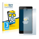 3x BROTECT AirGlass Matte Glass Screen Protector for Sony Xperia Z2 D6503