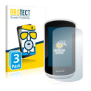 3x BROTECT AirGlass Matte Glass Screen Protector for Garmin Edge Explore 2018