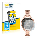 3x BROTECT AirGlass Matte Glass Screen Protector for Michael Kors Access Runway (41 mm)