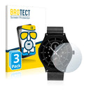 3x BROTECT AirGlass Matte Glass Screen Protector for GoClever Fit Watch Elegance