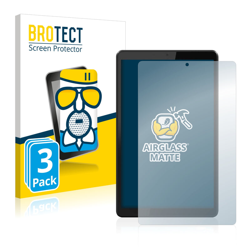 3x BROTECT AirGlass Matte Glass Screen Protector for Lenovo Tab M8