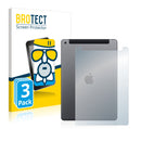 3x BROTECT AirGlass Matte Glass Screen Protector for Apple iPad WiFi Cellular 10.2 2019 (Back)