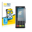 3x BROTECT AirGlass Matte Glass Screen Protector for Verifone P400