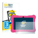 3x BROTECT AirGlass Matte Glass Screen Protector for Dragon Touch Y88X Pro