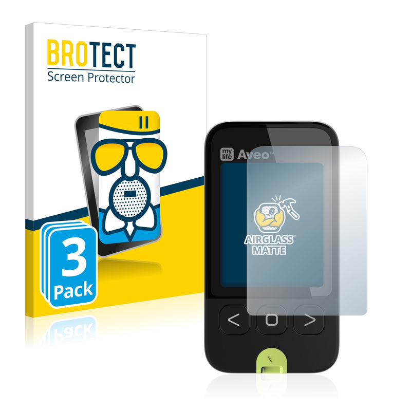 3x BROTECT Matte Screen Protector for Mylife Aveo