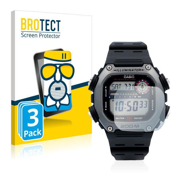 3x BROTECT Matte Screen Protector for Casio DW-291H