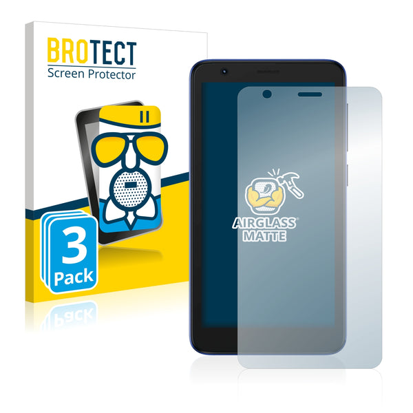 3x BROTECT Matte Screen Protector for ZTE Blade L9