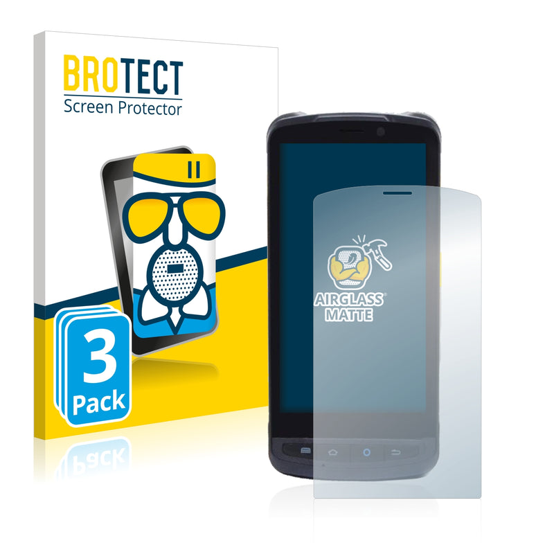 3x BROTECT Matte Screen Protector for Newland MT9052 Orca II