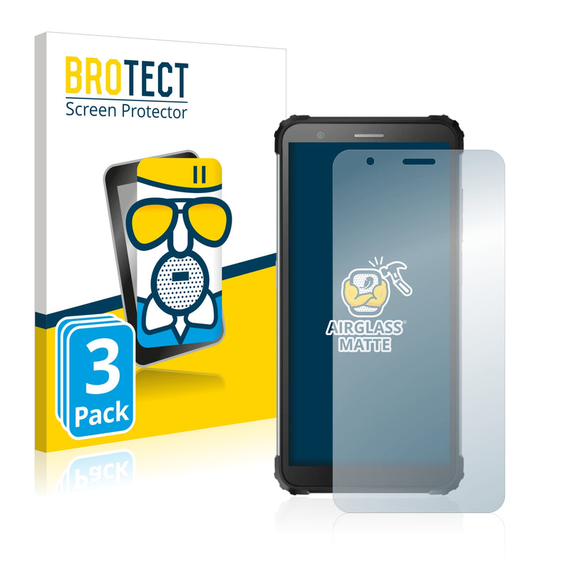 3x BROTECT Matte Screen Protector for Blackview BV6600 Pro