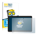 3x BROTECT AirGlass Matte Glass Screen Protector for Lectrus ?DE-MTK6580