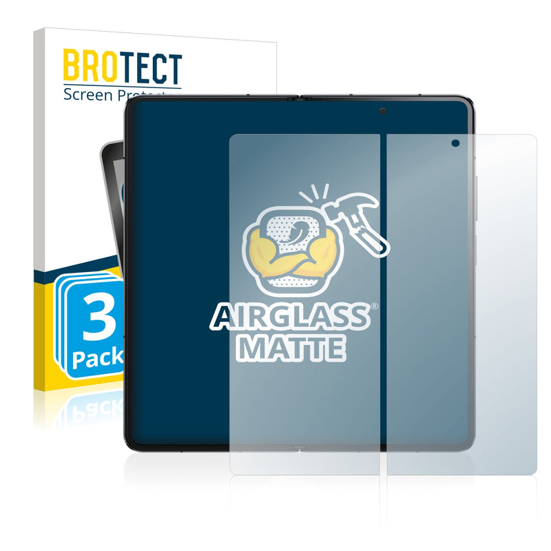 3x BROTECT AirGlass Matte Glass Screen Protector for Honor Magic V (Inner display)