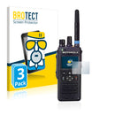 3x BROTECT AirGlass Matte Glass Screen Protector for Motorola MTP3200