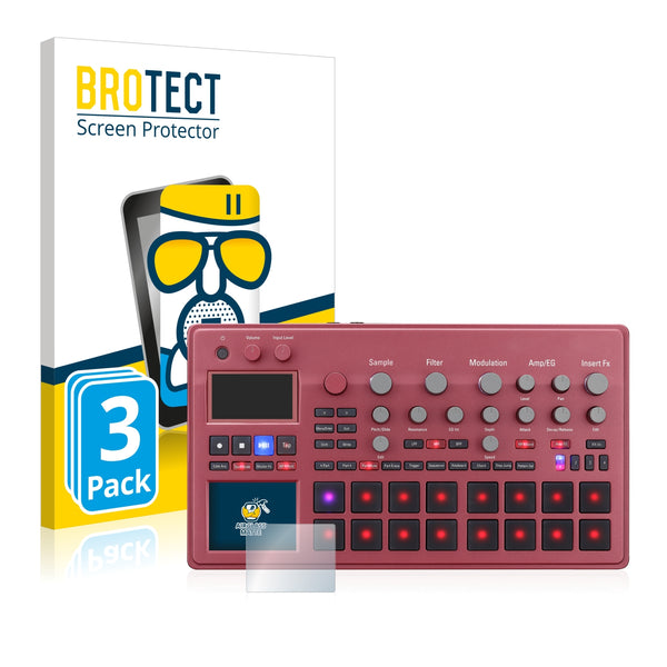 3x BROTECT AirGlass Matte Glass Screen Protector for Korg electribe Sampler