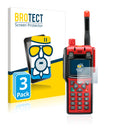 3x BROTECT AirGlass Matte Glass Screen Protector for Sepura STP8X