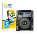 3x BROTECT AirGlass Matte Glass Screen Protector for Pioneer CDJ-850-K