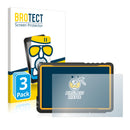 3x BROTECT AirGlass Matte Glass Screen Protector for Getac ZX70 G2-Ex