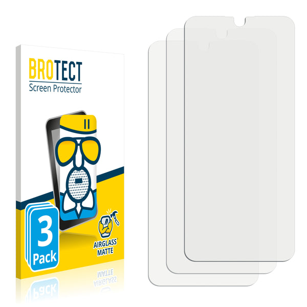 3x BROTECT Matte Screen Protector for ZTE Blade A71