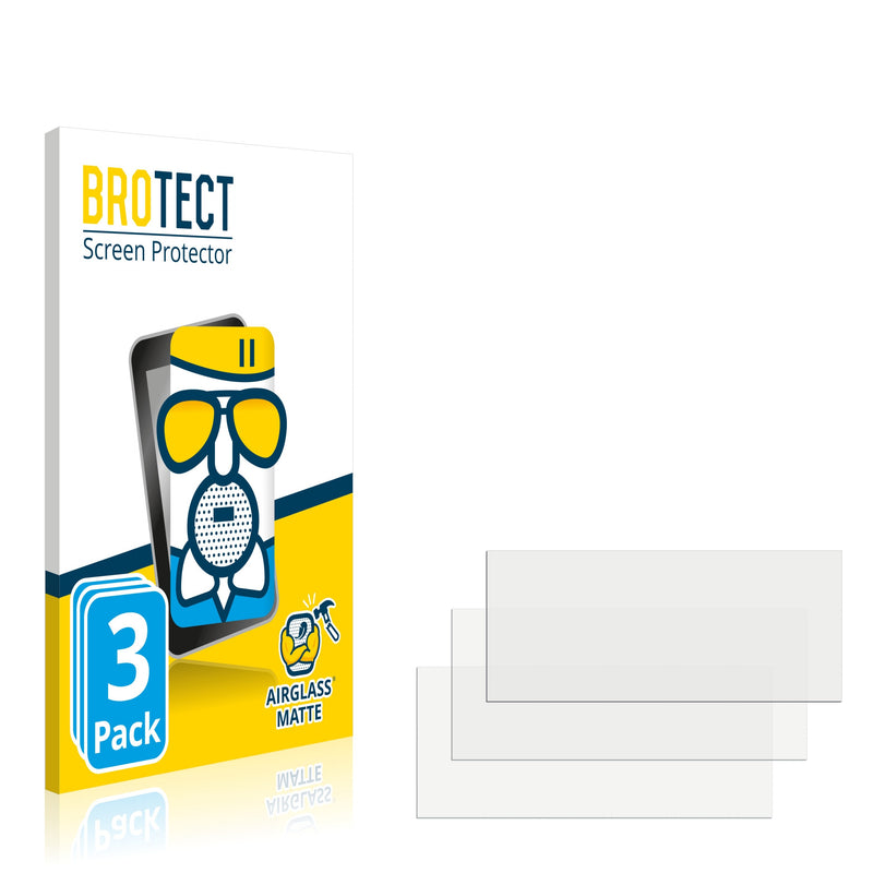 3x BROTECT AirGlass Matte Glass Screen Protector for KoPropo EX-NEXT 10668