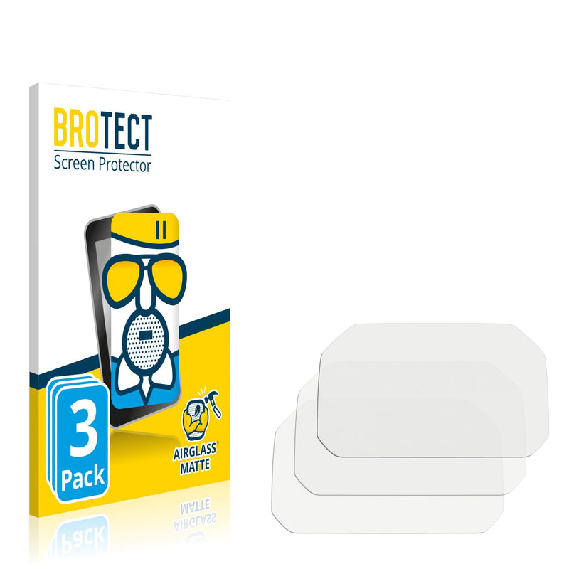 3x BROTECT AirGlass Matte Glass Screen Protector for BMW Connectivity R 1200 Adventure