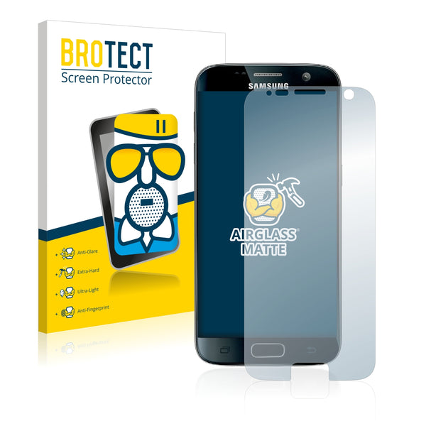 BROTECT AirGlass Matte Glass Screen Protector for Samsung Galaxy S7 Exynos