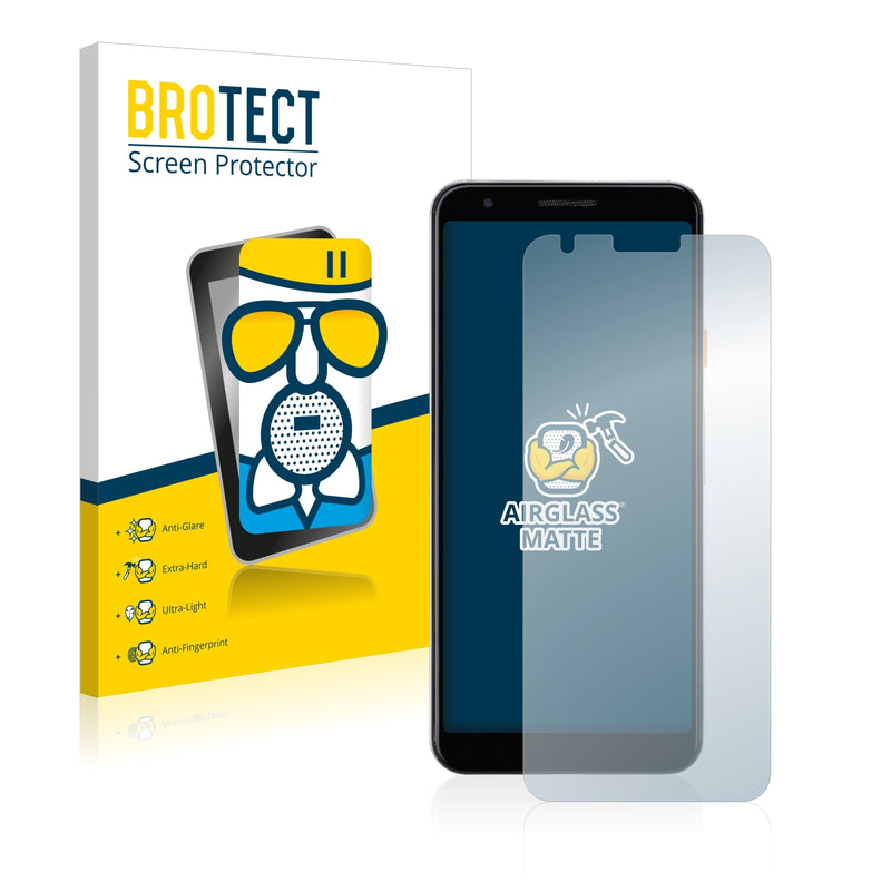 BROTECT AirGlass Matte Glass Screen Protector for Google Pixel 3a