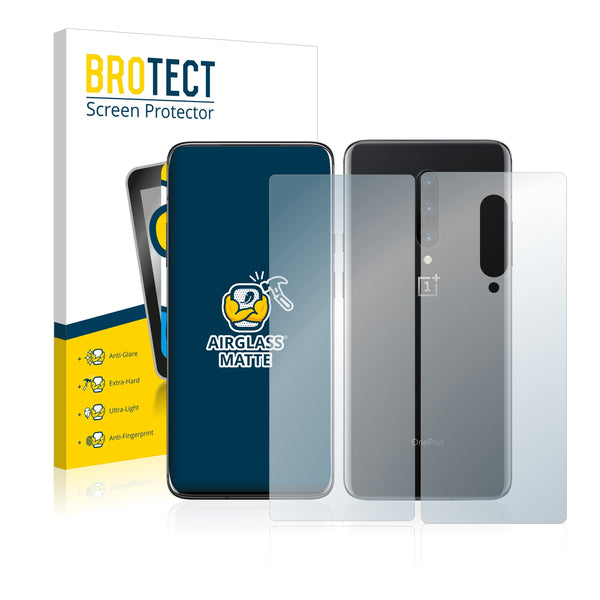 BROTECT AirGlass Matte Glass Screen Protector for OnePlus 7 Pro (Front + Back)