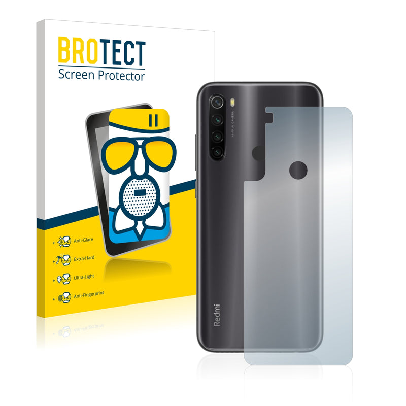 BROTECT AirGlass Matte Glass Screen Protector for Xiaomi Redmi Note 8T (Back)