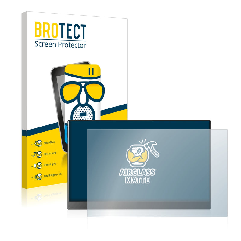 BROTECT AirGlass Matte Glass Screen Protector for Hannspree HL161CGB